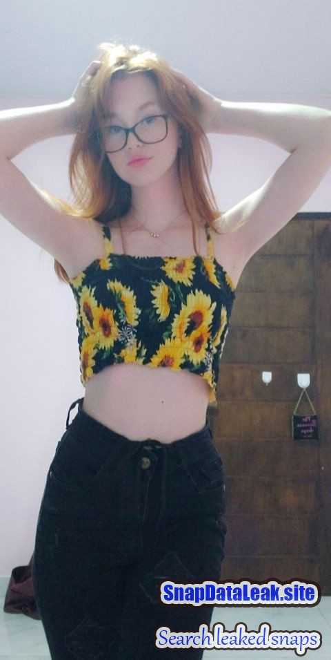 Sexy tan redhead college golfer with tight body