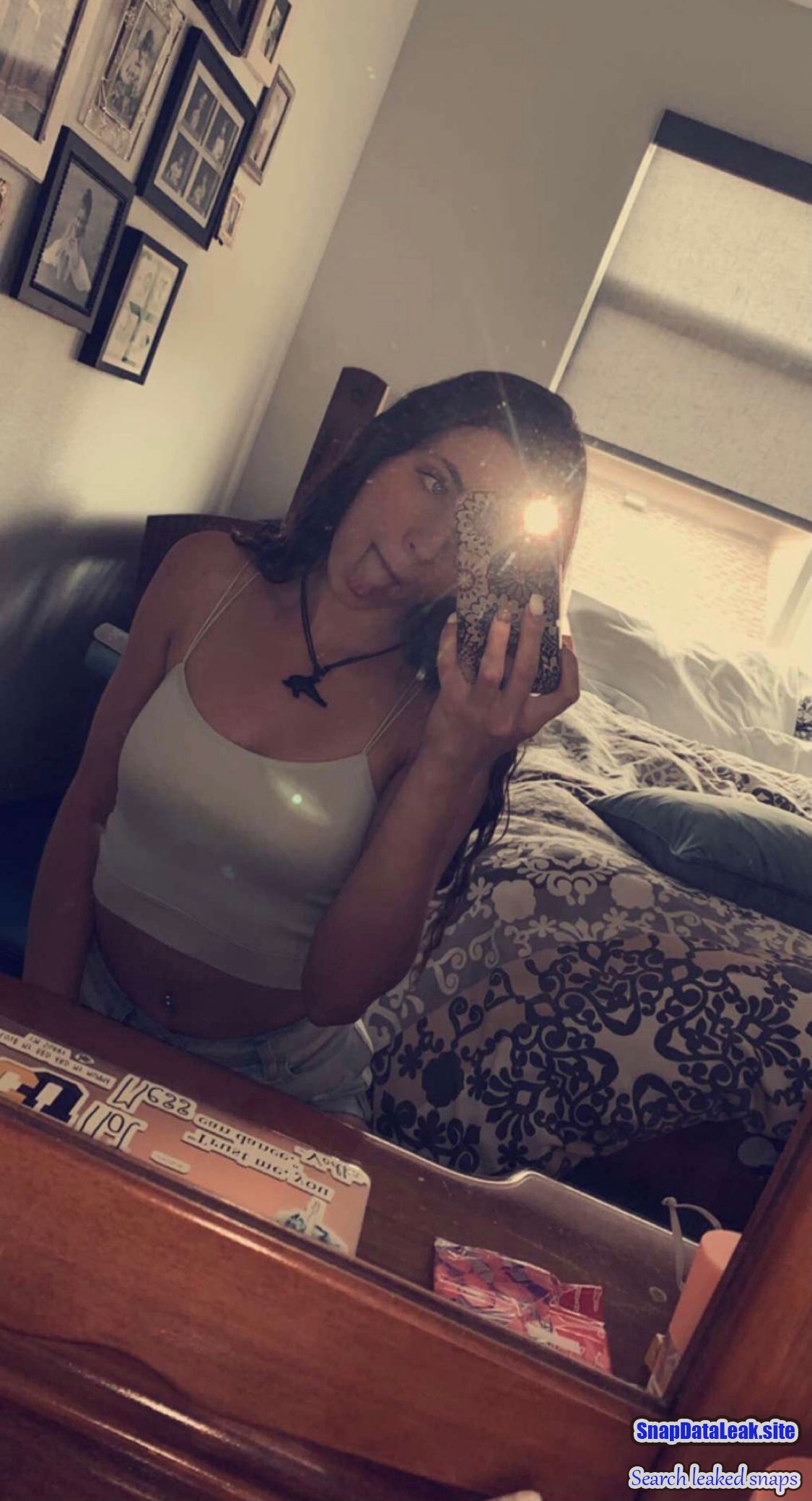 Busty brunette teen exposed