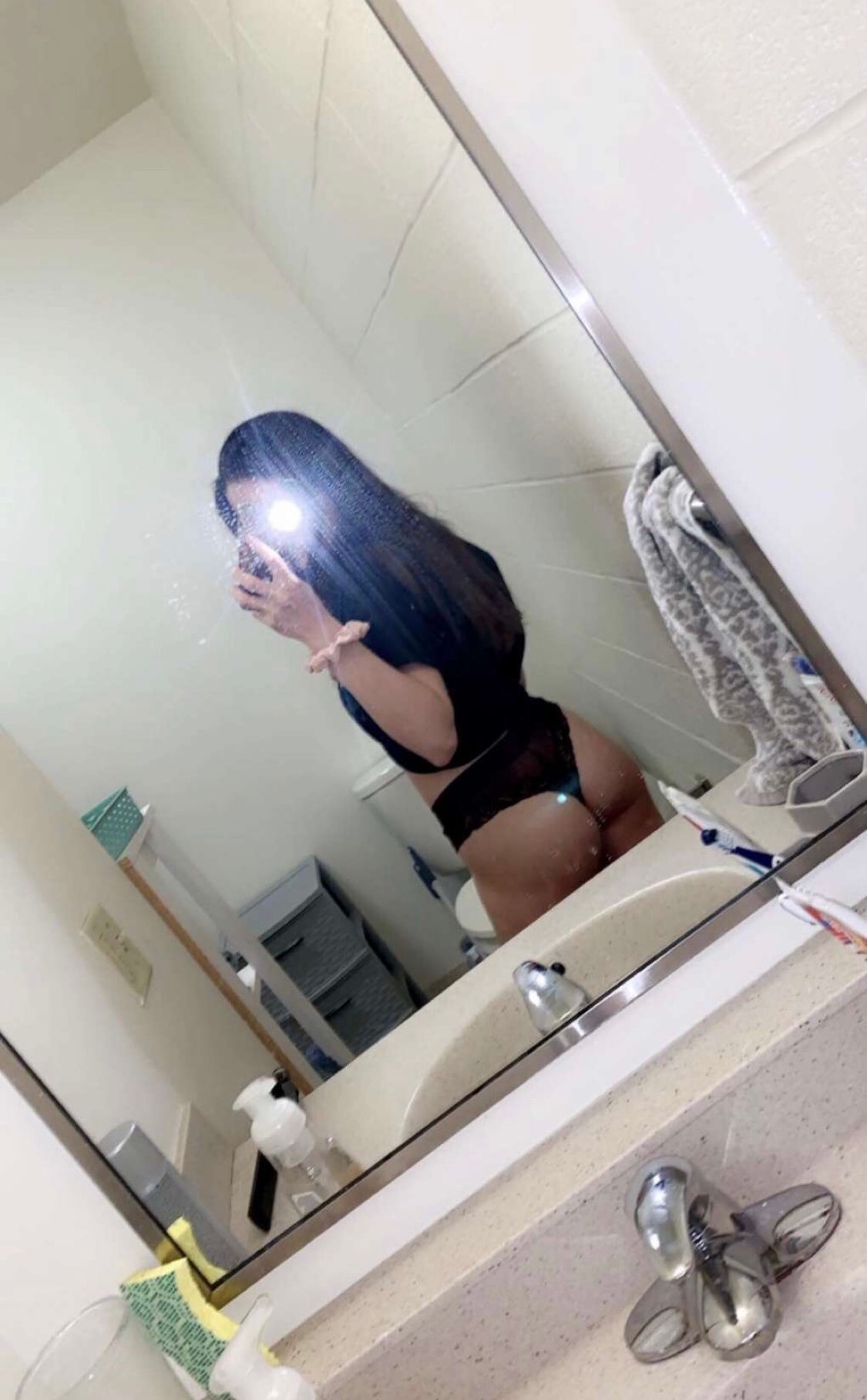 Busty brunette teen exposed