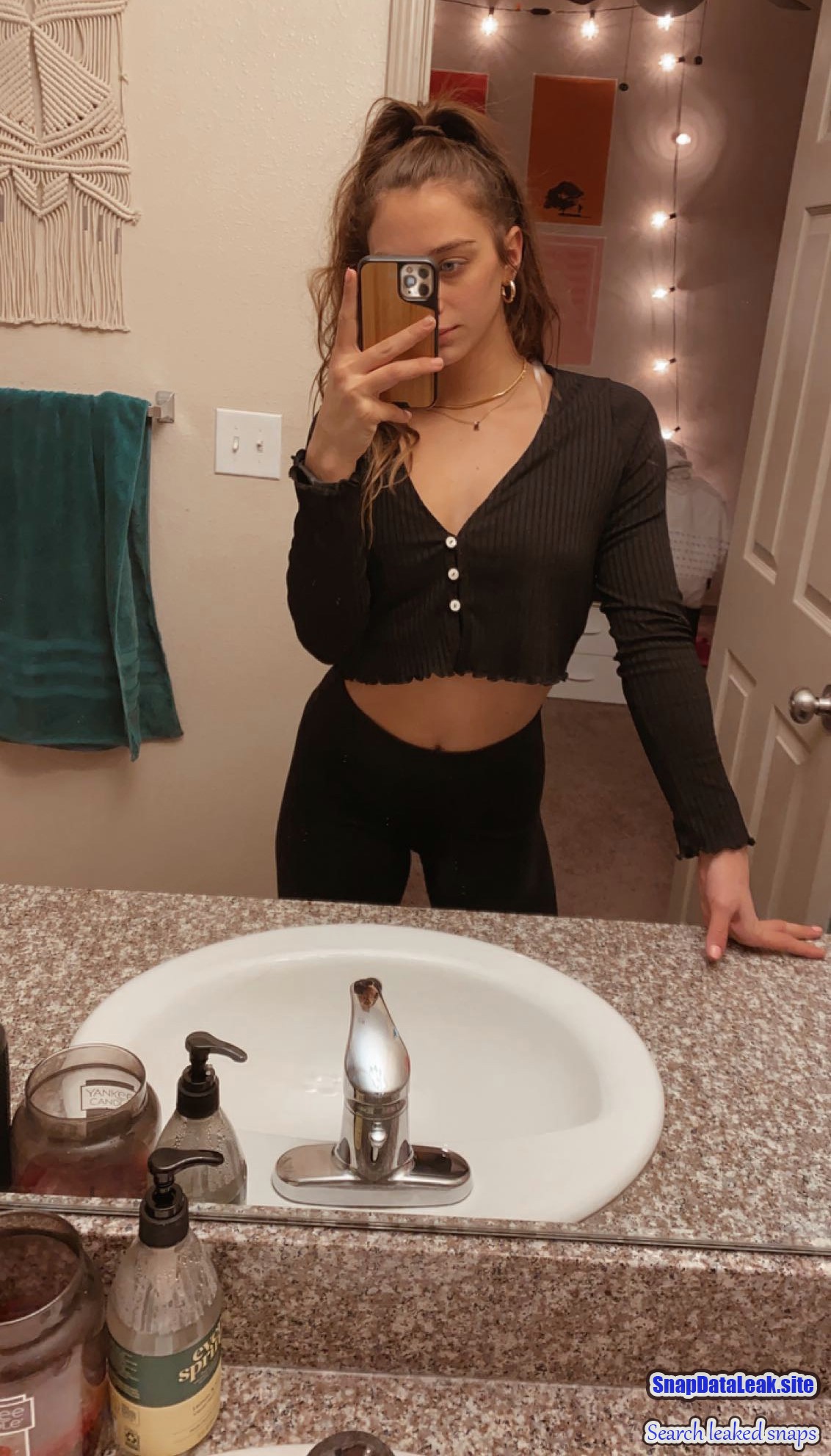 Beautiful light skin perfect body teen exposed