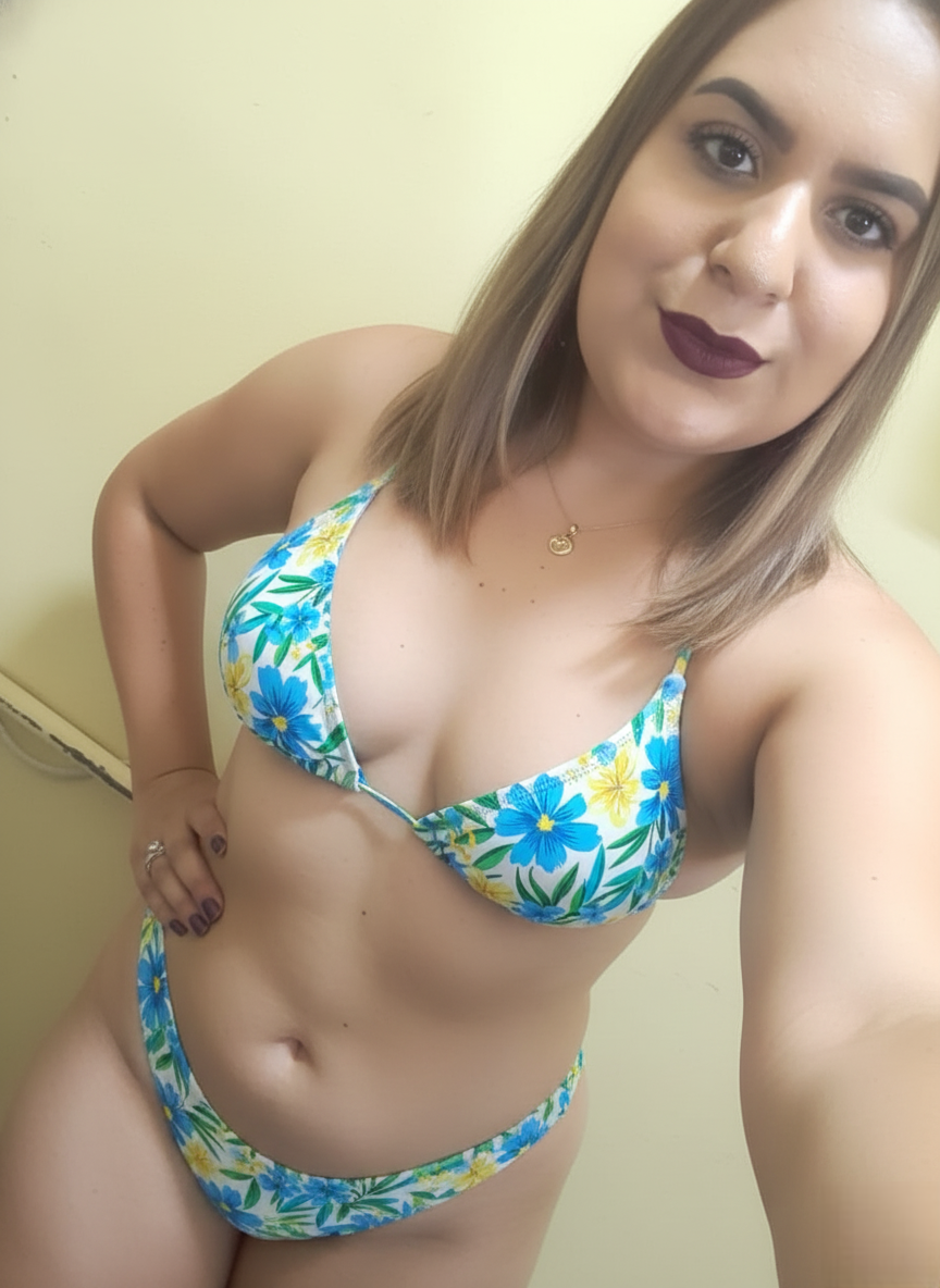 Luciendo su putibikini