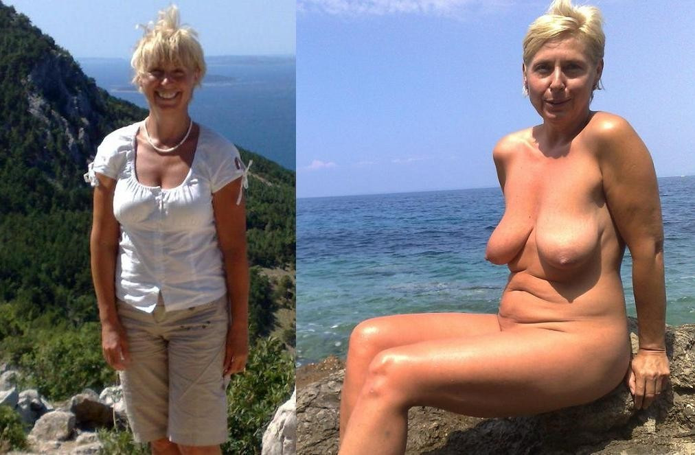 Common everyday wives dressed/undressed