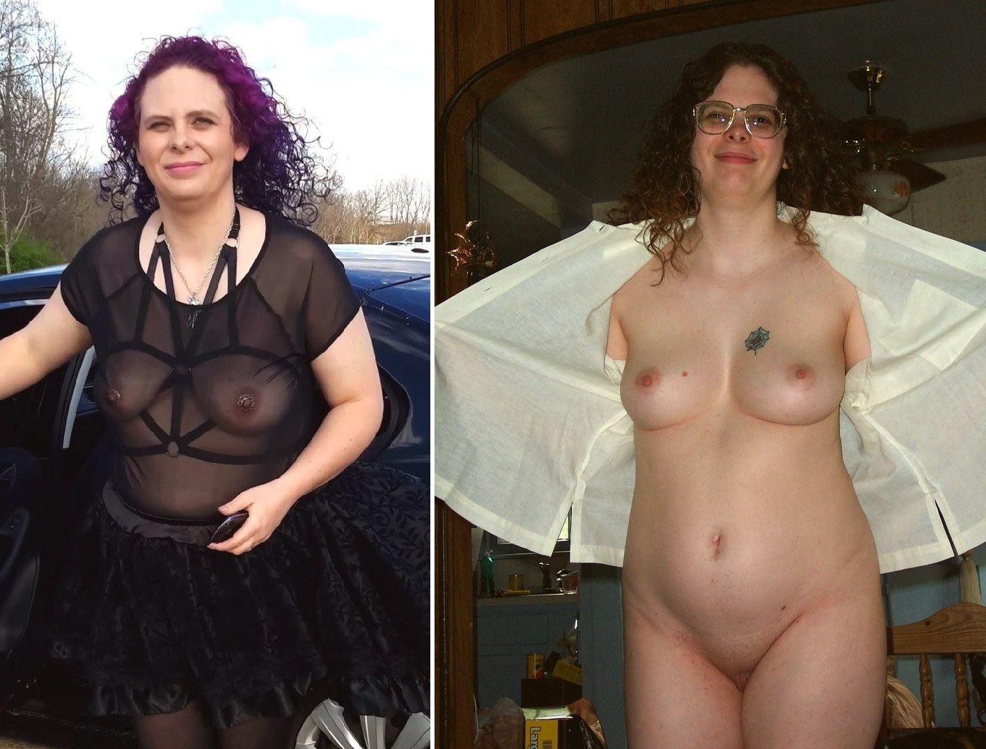 Common everyday wives dressed/undressed