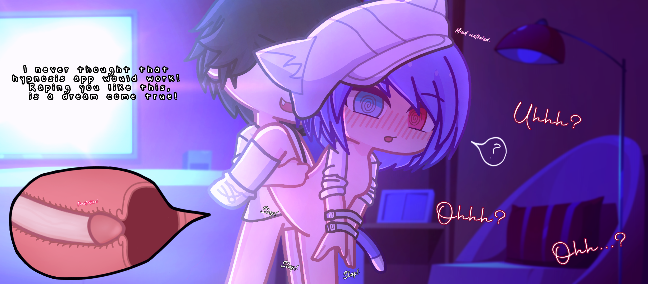 Jessica's hypnosis R4p3 | Remastered | JackInHeat's request