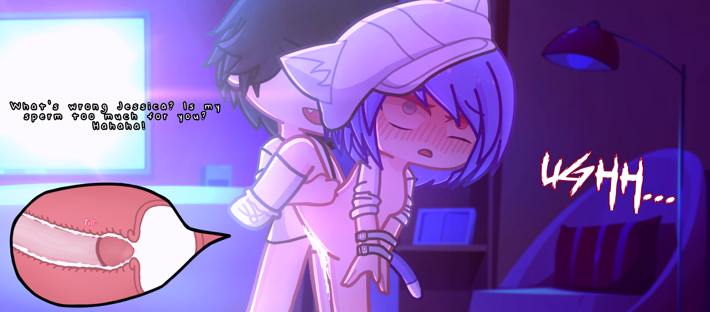 Jessica's hypnosis R4p3 | Remastered | JackInHeat's request