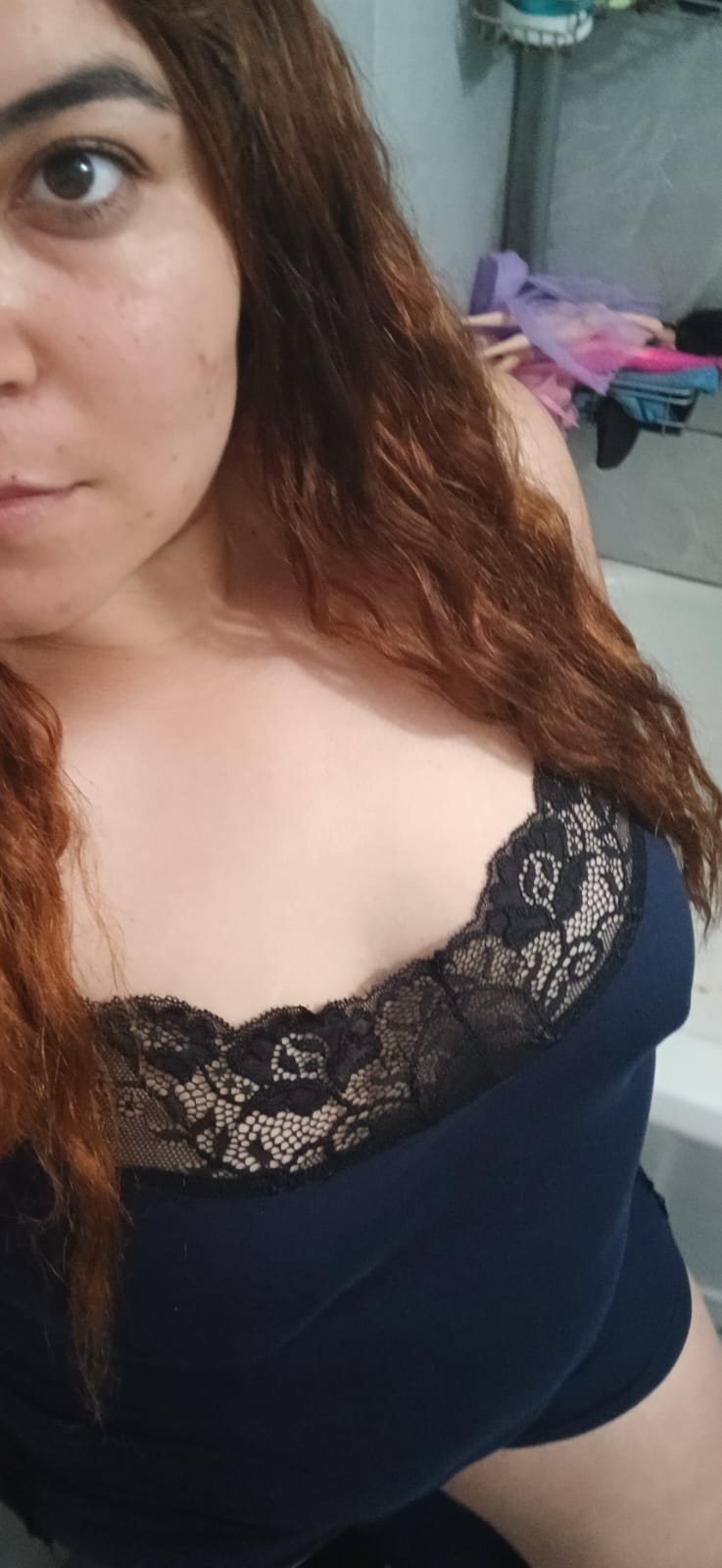 Luciendo pijamita azul