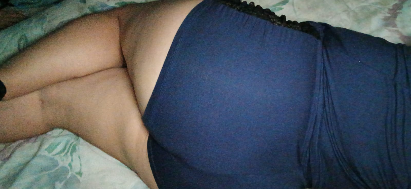 Luciendo pijamita azul