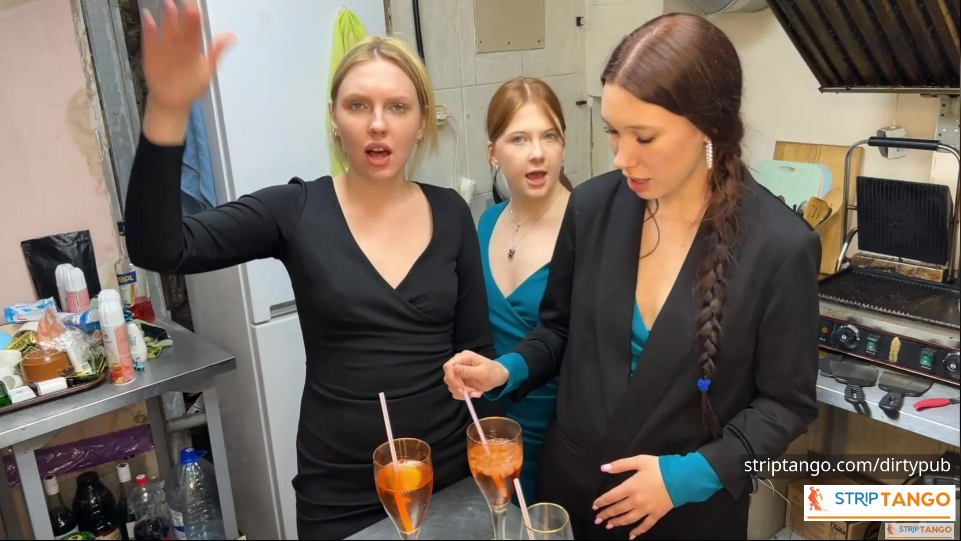 `DirtyPub Looks Like a Normal Bar but Inside 4 Girls Wear I