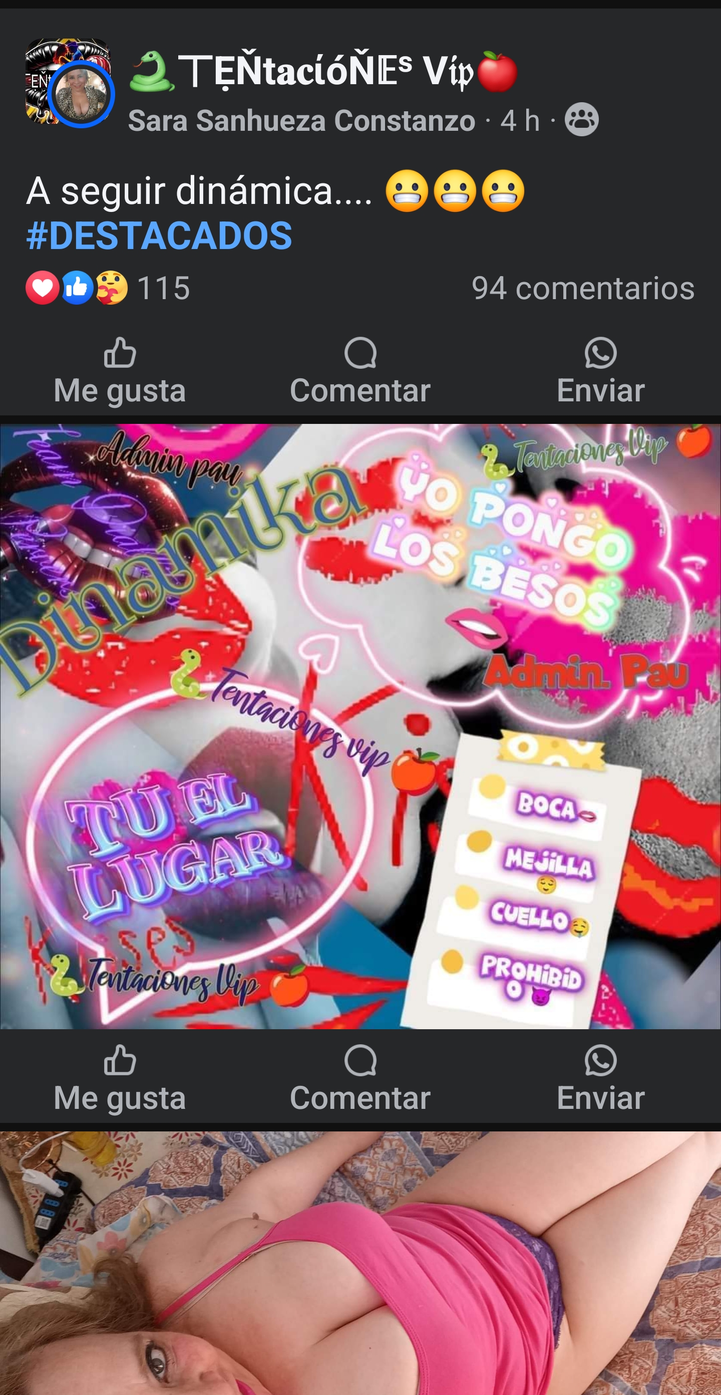 Sara Sanhueza Constanzo - https://www.facebook.com/carmyn.de