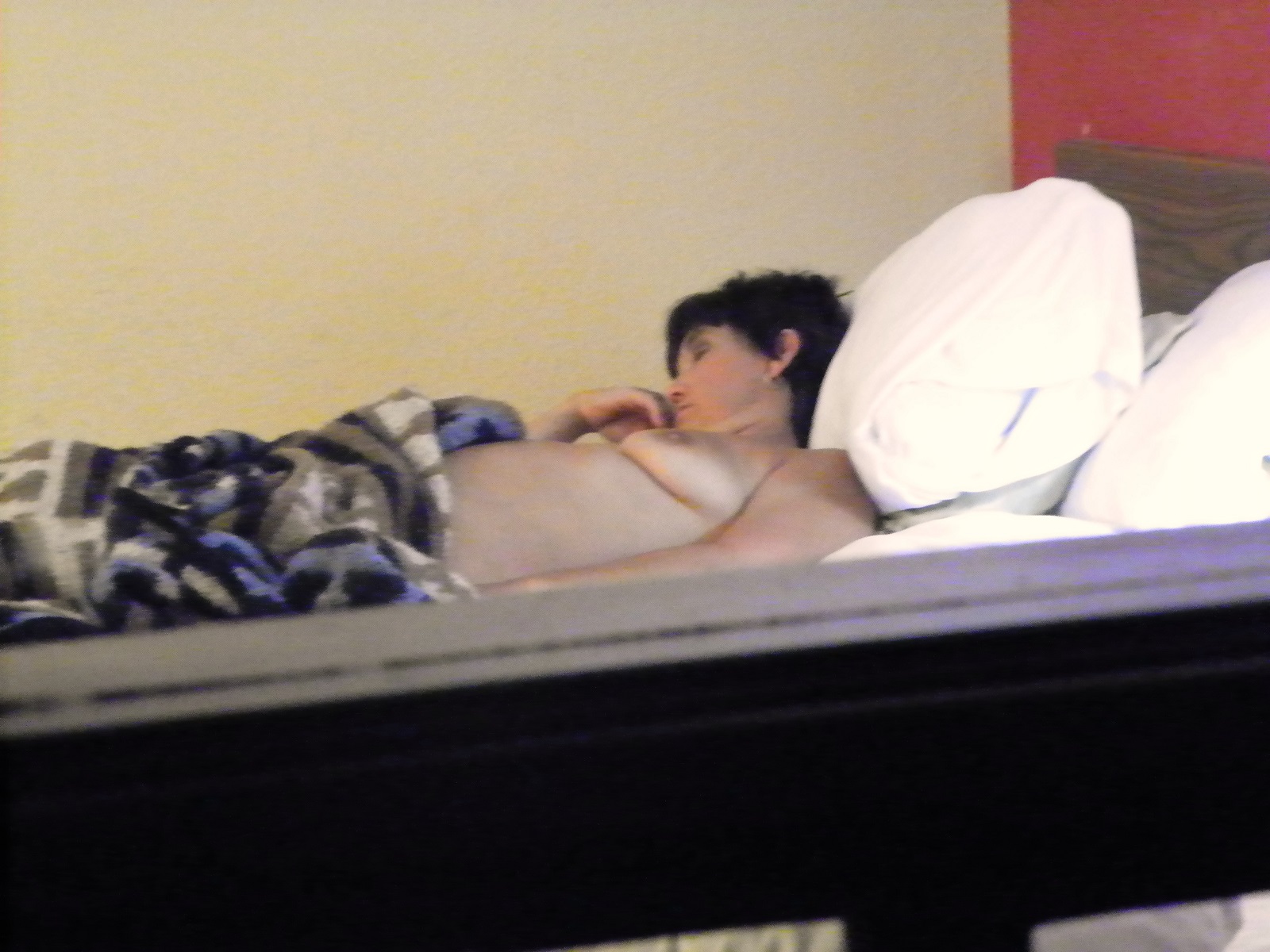 Angela Left Naked At A Cheap Motel