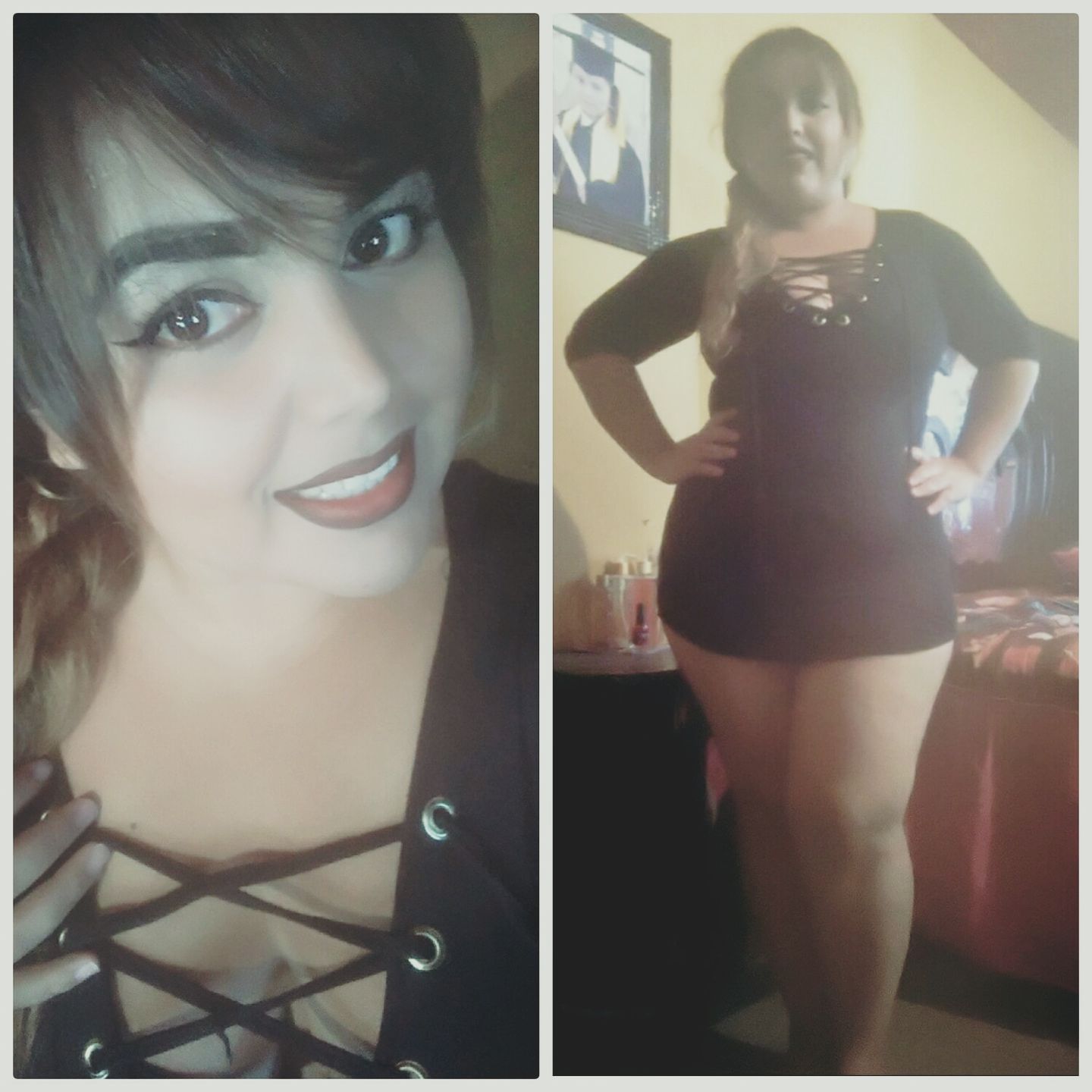 Una gordita tetona clásico bien cachonda