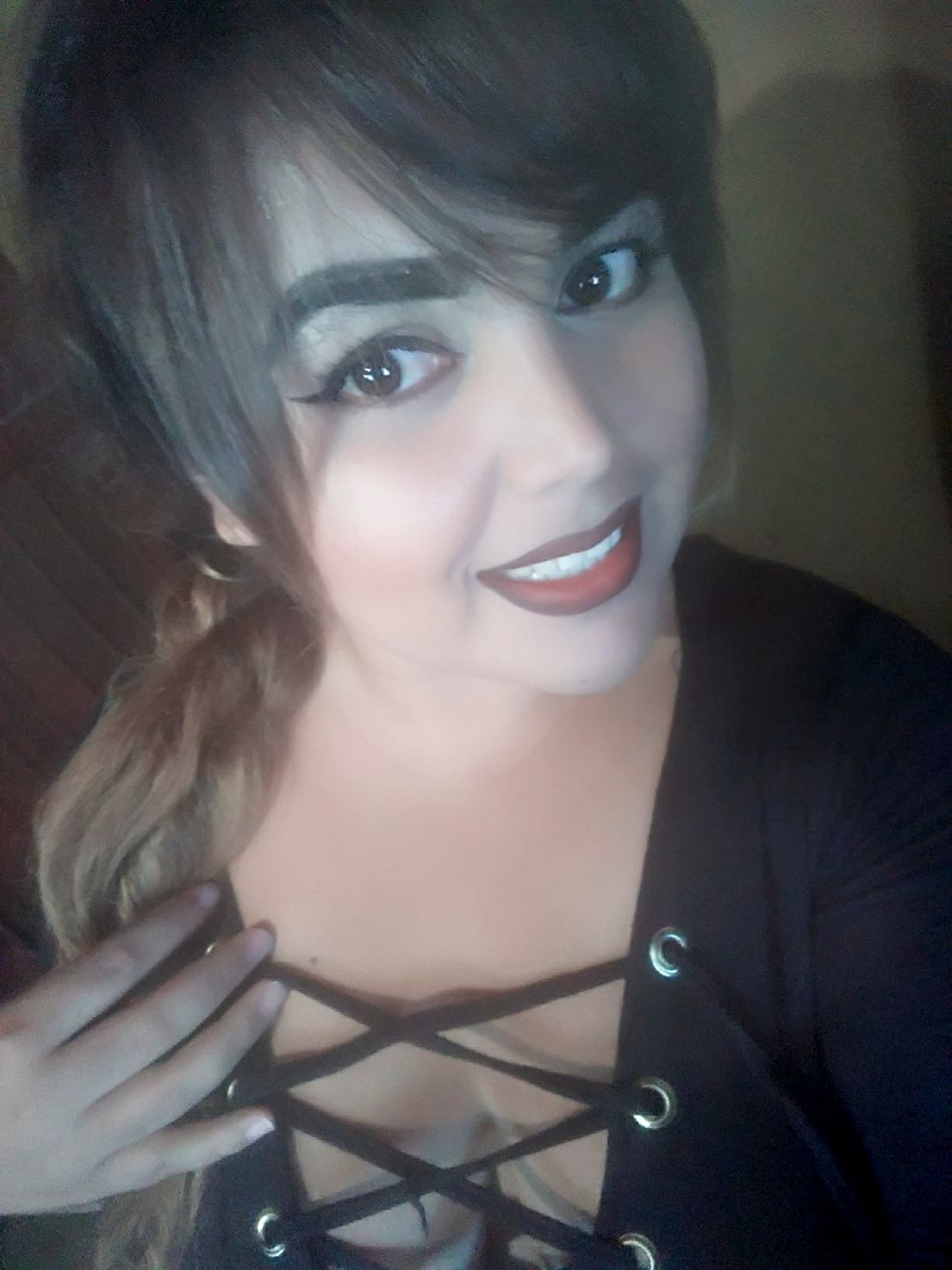 Una gordita tetona clásico bien cachonda