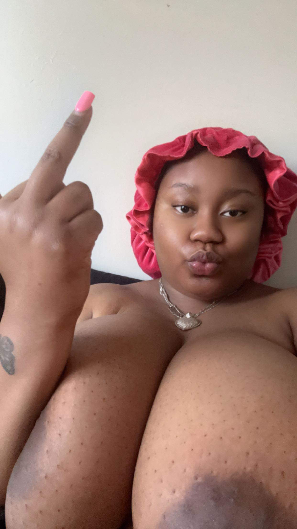 Thick ebony cow with massive udders