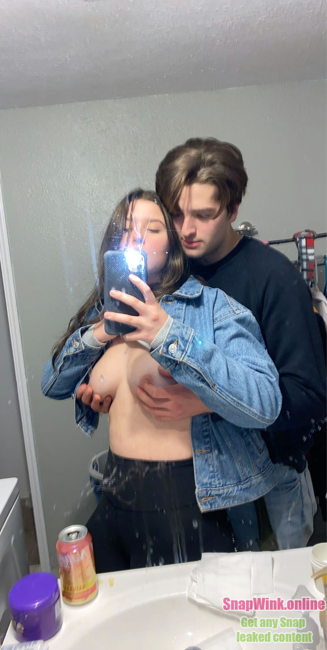 Fit dark haired college baddie selfies