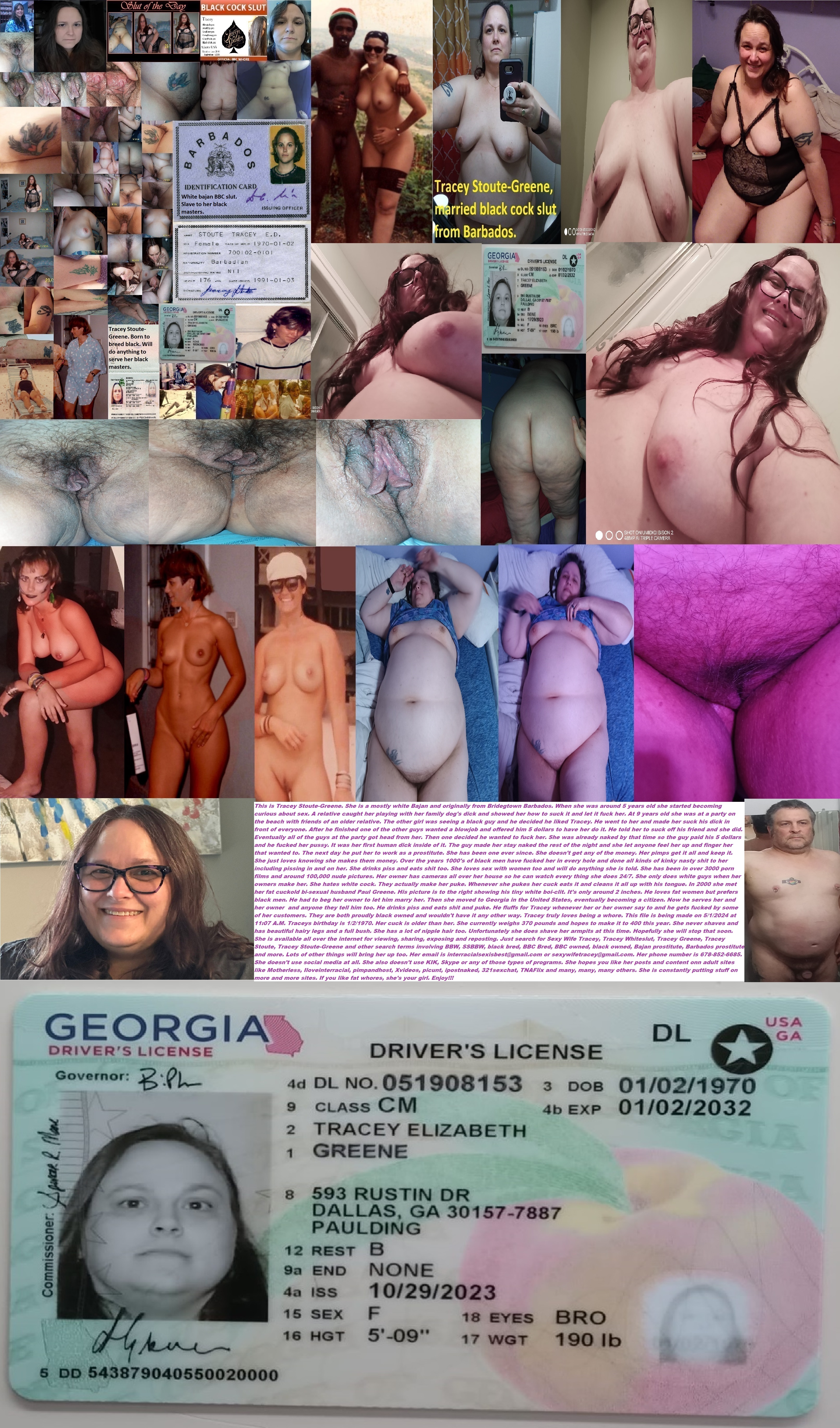 Tracey Stoute-Greene Bajan whore