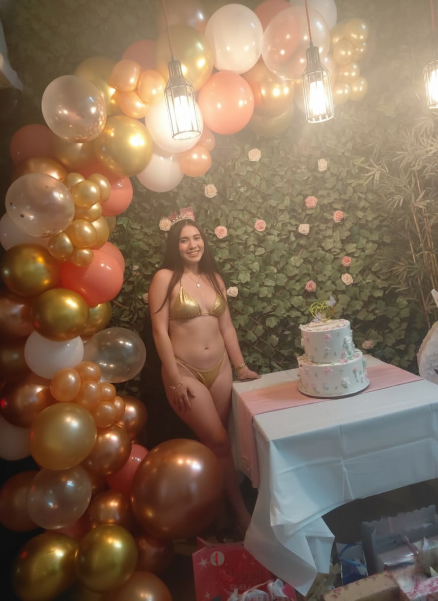 Cumple Aylin a ver si se pone caliente como su mama Nayeli