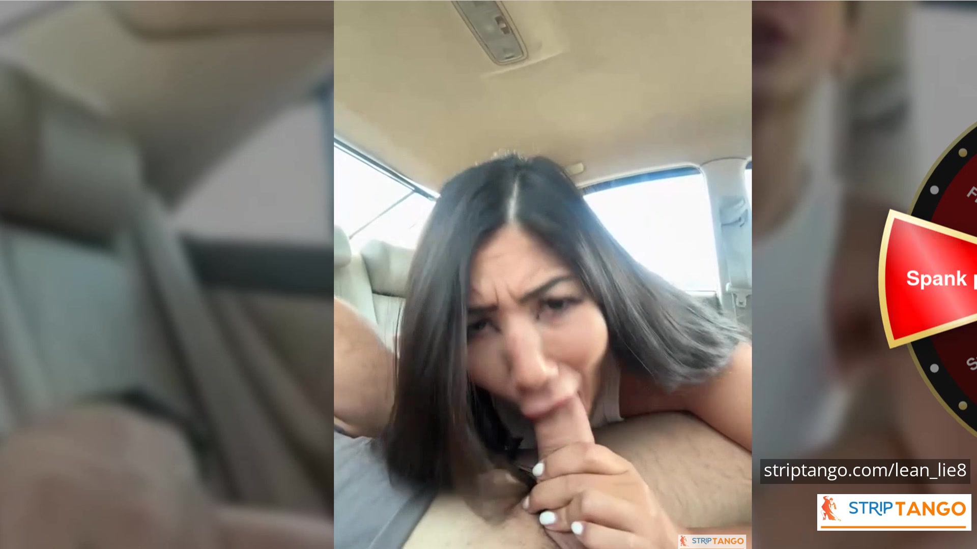 Hot Girl in the Car Deepthroat Blowjob Hardcore Fuck with As