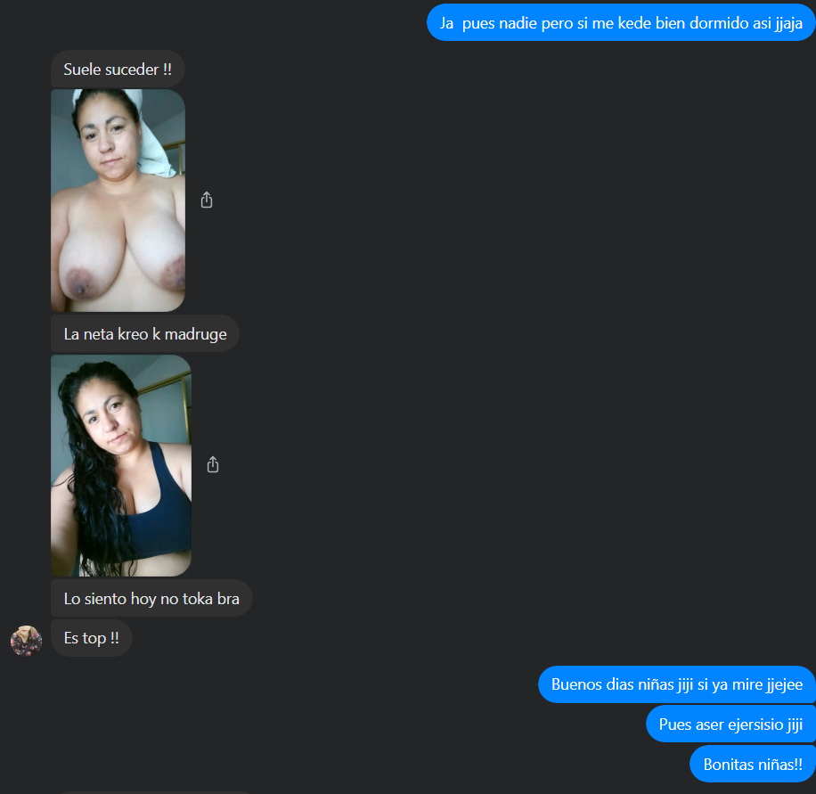 Claudia puteando bien rico por mensaje