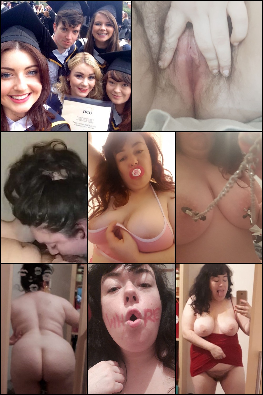 Chubby slut loves to show off