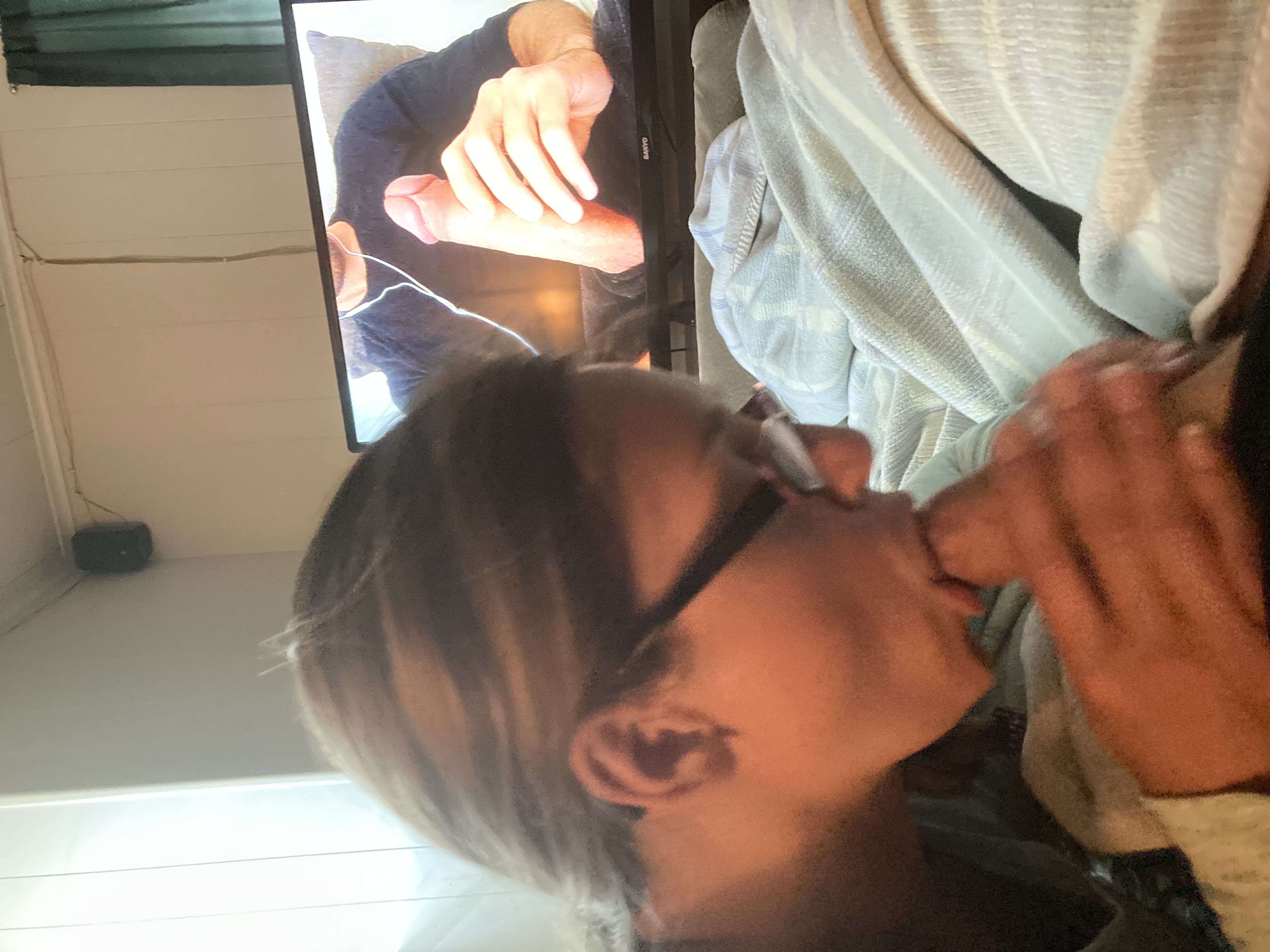 Sexy Girl With Glasses Sucking Cock