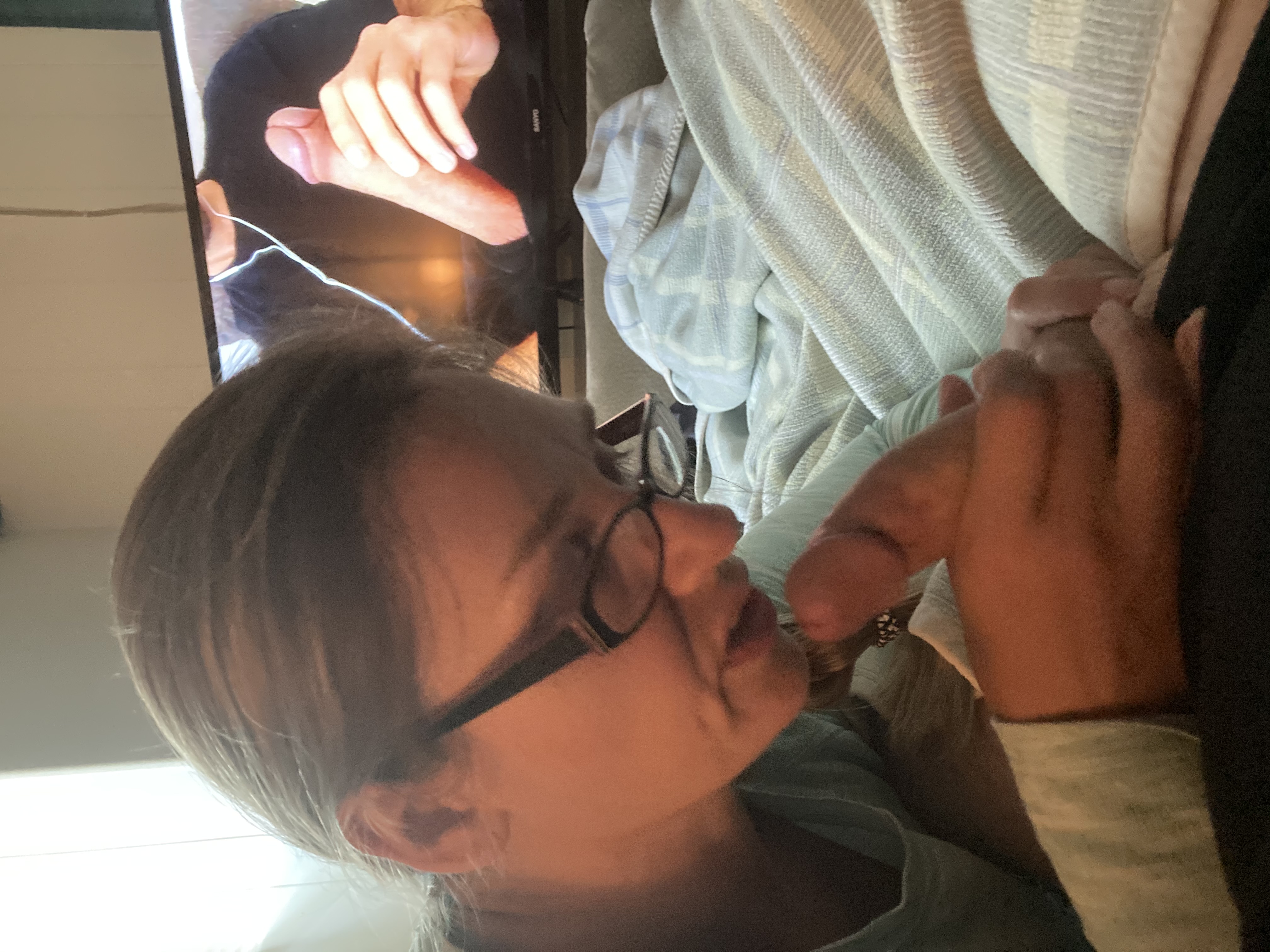 Sexy Girl With Glasses Sucking Cock