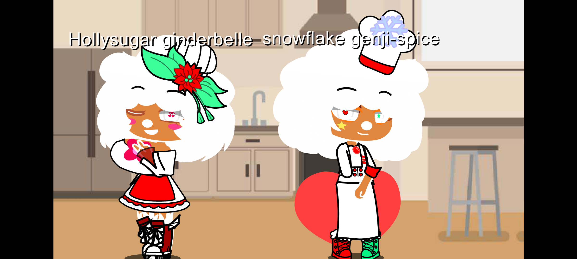 Here is the Gingerbreads chef clown Duo
