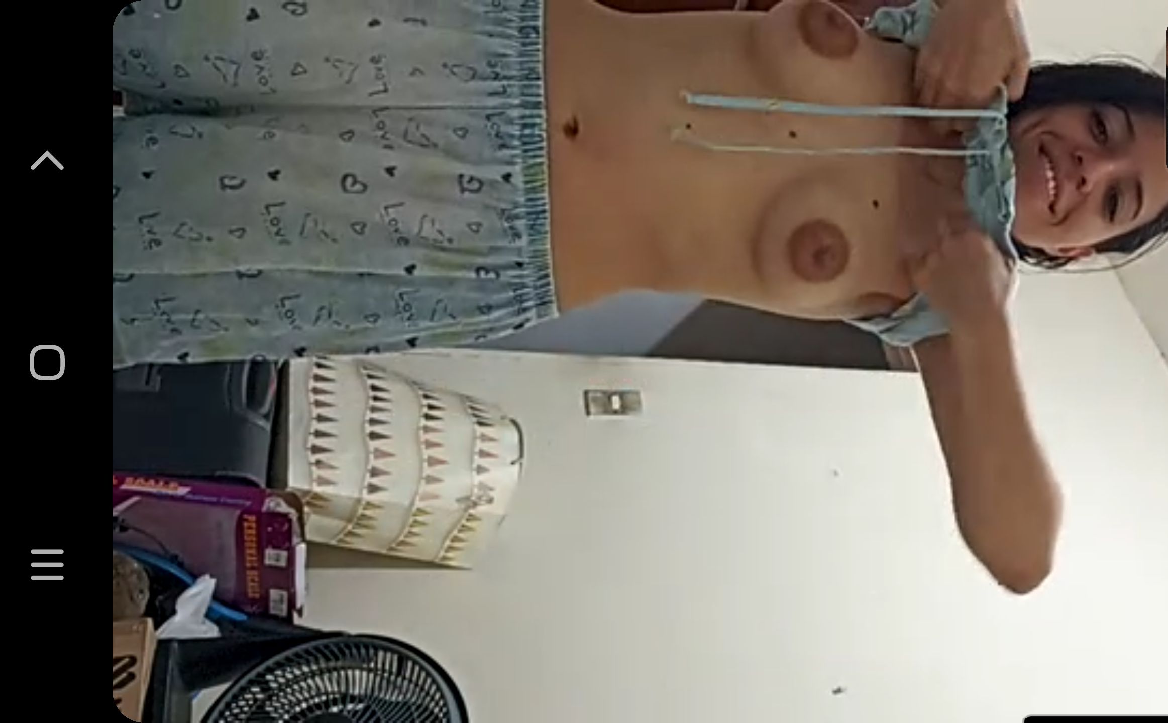 Web slut Daniela Duran strips completely naked on webcam sho