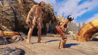 Skyrim - Playing with Giants