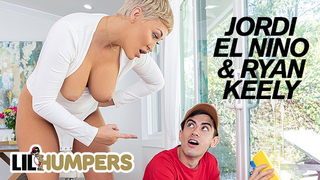 LIl Humpers - Big Tit MILF Ryan Keely Fucks Lil Jordi El Niño Polla
