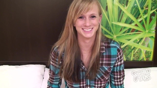 Brand new Blonde 18 Yr old first Timer Gets Creampied