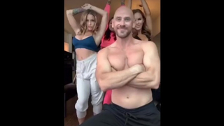 Jhonny Sins and Adriana Chechik ,lana Rohdes Tik Tok Wwith together. 