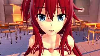 Rias Gremory High School DxD 3d Hentai