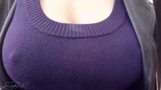 Boobwalk, Hard Nipples through Shirt