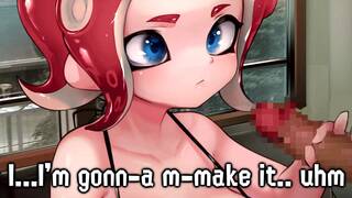 Splatoon Octoling JOI Challenge - Shy Agent 8 does her first ever Handjob (TRY NOT TO CUM)