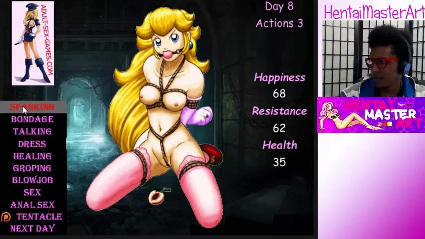 Princess Peach Nude Slave | BDSM Fetish