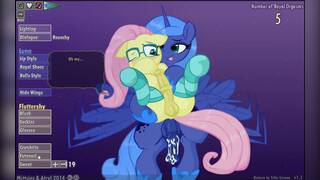 Fluttershy & Luna Lucent Dreams by Mittsies and Atryl