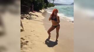 WWE's Becky Lynch SEXY Bikini PhotoShoot on Hawaii!!