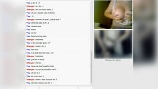 omegle - playing with 29 years old chubby