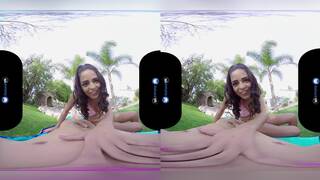 BaDoinkVR.com Teen Latina Vienna Black Dealing with your Boner