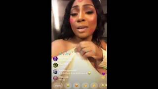 @SEIKOLING CLAPPED HER PIERCED TITTIE RIGHT OUT HER DRESS ON INSTAGRAM LIVE