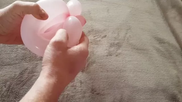 homemade vagina with balloons
