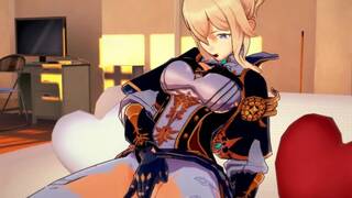 Jean Hentai 3D Masturbating