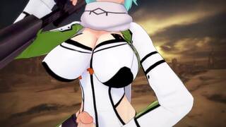 SAO GGO: Futa Sinon Aimed at your Ass | Taker POV