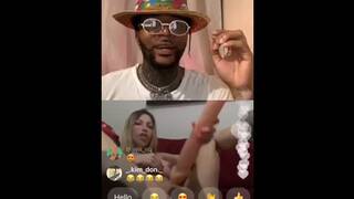 POSSESSED LATINA SOAKS HERSELF ON INSTAGRAM LIVE FOR RAPPER GOLD GAD