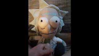 Masturbation over my Adult Swim Rick and Morty Stuff 