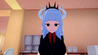 Lucifer, CEO of Hell HELLTAKER 3D HENTAI 1/5