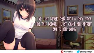 Tomboy Friend 'helps' you under the Desk