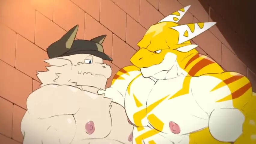 Gay furry animation - BACKSTREETS DRAGON - Shooshtime