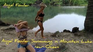 Public Blonde Sweetie Angel Fowler HD