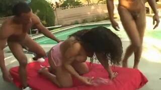 Diana getting Double Dipped.